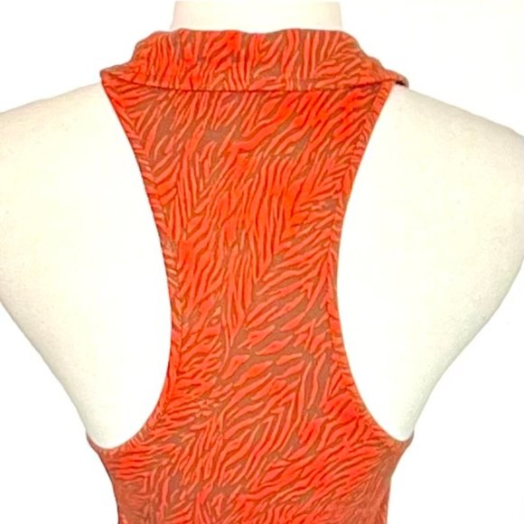 Free People Coco Printed Tank Top in Burnt Orange Combo (L) New With Tags - Picture 4 of 8